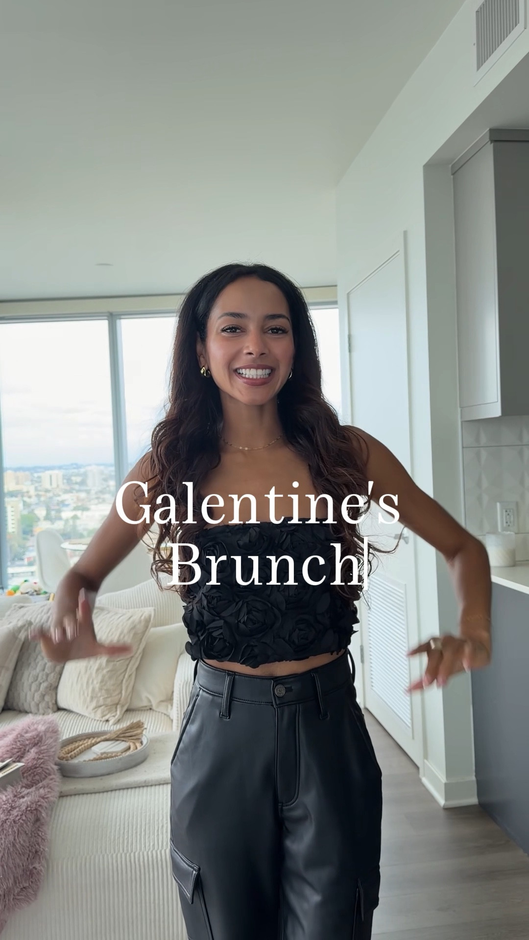 This Galentine’s brunch look is giving classy, feminine, and just a little bold 💗✨

Pink faux fur coat for that luxe statement, a fun floral ruffle top for soft girl energy, and black leather cargo pants from Abercrombie to add that chic look. I finished it off with ivory heels from Steve Madden to keep the look elevated and chic.

The perfect Galentine’s Day outfit, pink fur coat outfit idea, and brunch outfit inspiration if you want something flirty but still polished. This combo is everything for Valentine’s events, girls’ brunch, date night, or any moment you want to feel put together but fun 🤍

Galentines outfit, brunch outfit inspo, pink fur coat outfit, Abercrombie leather pants, Steve Madden ivory heels, Valentine’s Day look

#LTKgrwm #LTKootd #LTKSeasonal