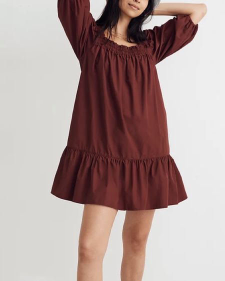 Fall dress, Madewell Insiders Sale!! 

#LTKsalealert #LTKSeasonal