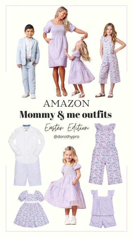 Amazon spring outfits: mommy and me edit! Perfect for Easter, church, Mother’s Day, graduation, family pictures, baby showers, spring weddings— you name it! The Rompers & dresses would be cute for vacation outfits or beach family photos! 

#ltkbaby #ltkspringsale #ltkwedding #ltkfindsunder50 #ltkfindsunder100 

#LTKSeasonal #LTKfamily #LTKkids