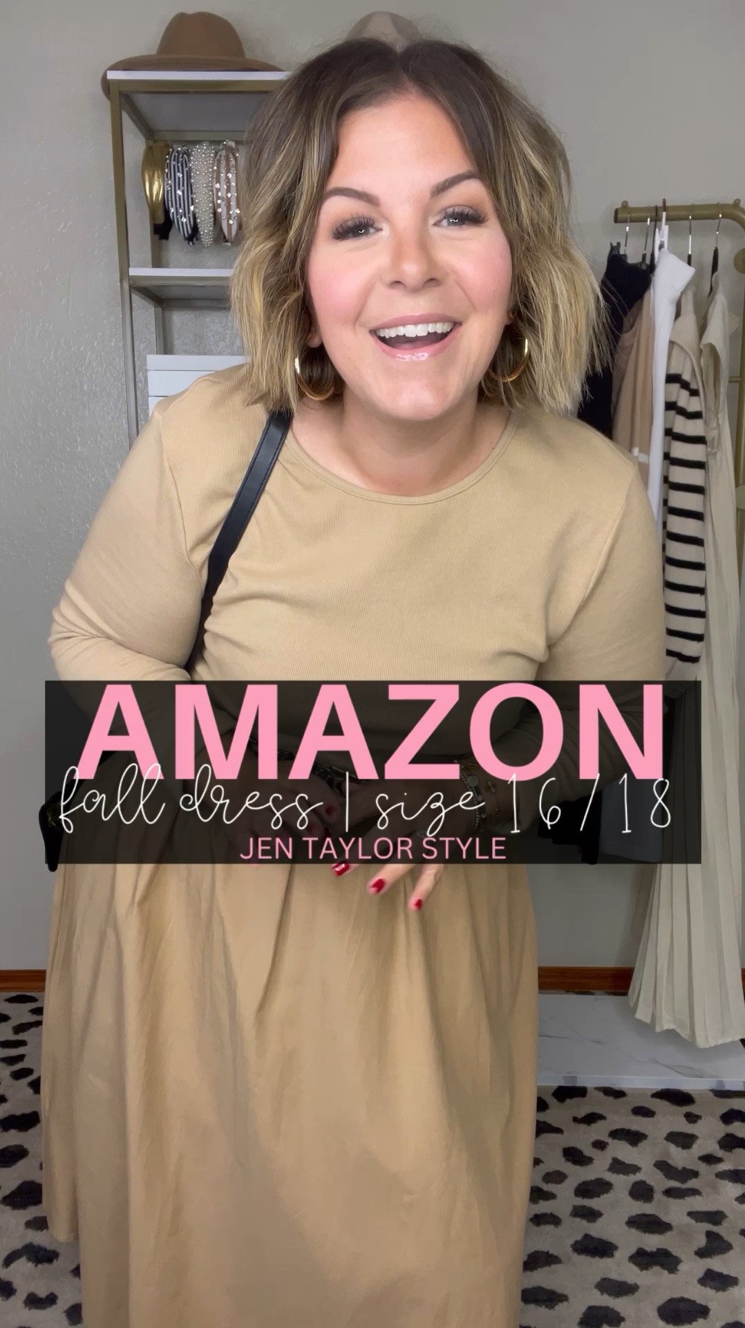 Amazon fall dress! Perfect fall outfit to dress up or down, and a great teacher outfit, too. This could work for fall family photos as well. 
SIZING - I’m actually in the XXL here. I probably could do the XL, but I would rather have some room and be comfy! This dress comes in several colors and has pockets! 

#LTKMidsize #LTKPlusSize #LTKOver40
