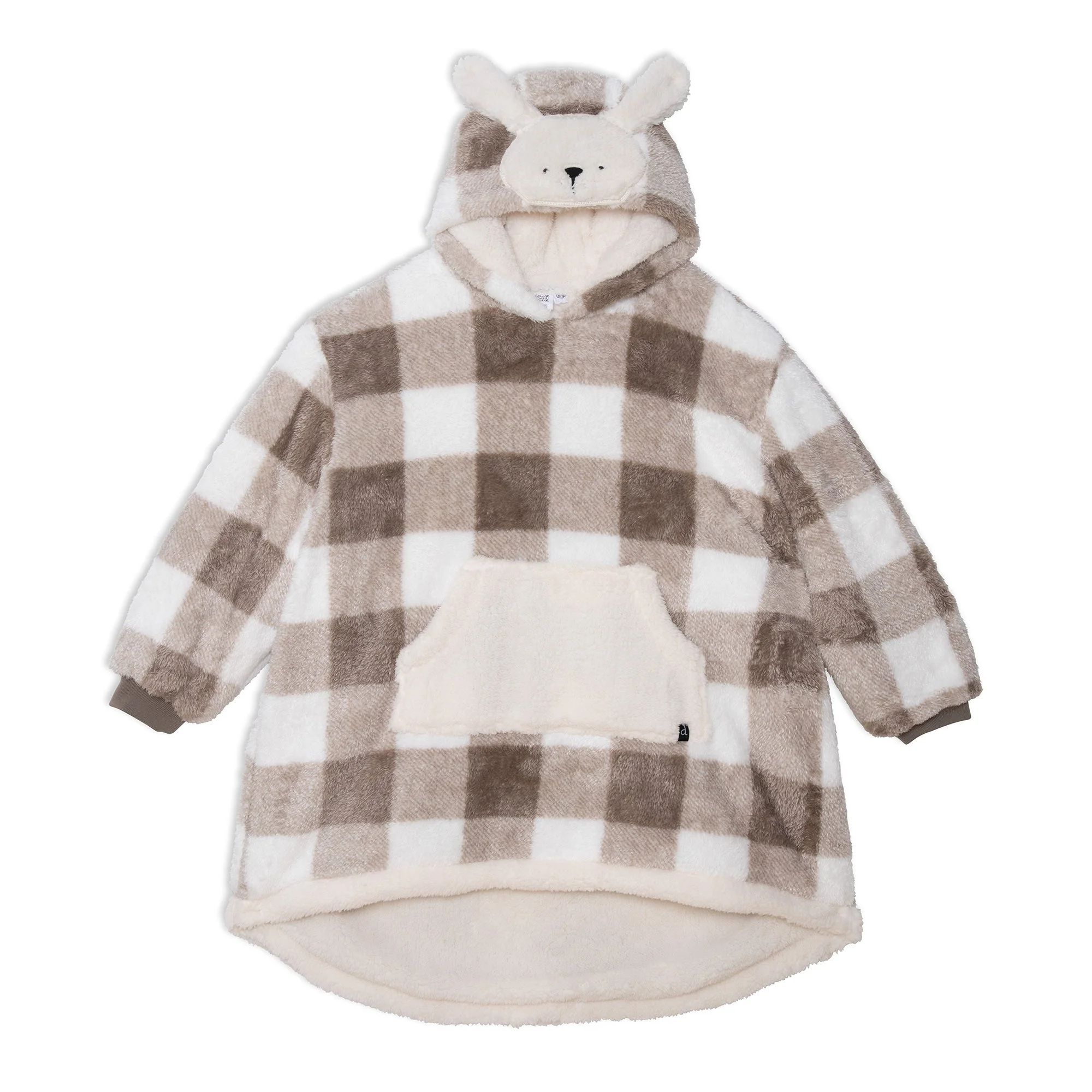 Hooded Blanket With Dog | Deux par Deux Childrens Designer Clothing