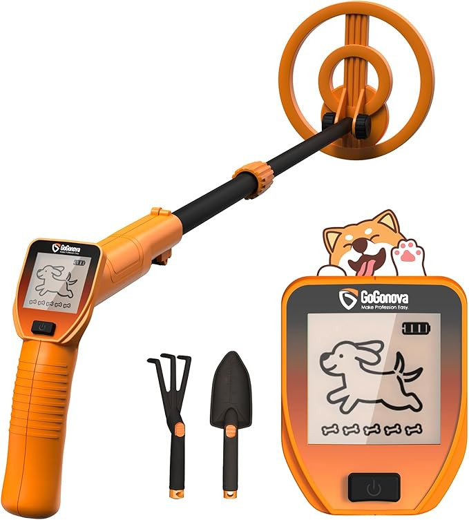 GoGonova Metal Detector, Adjustable 27.5” - 37.8” Metal Detector for Kids with LED Display, L... | Amazon (US)