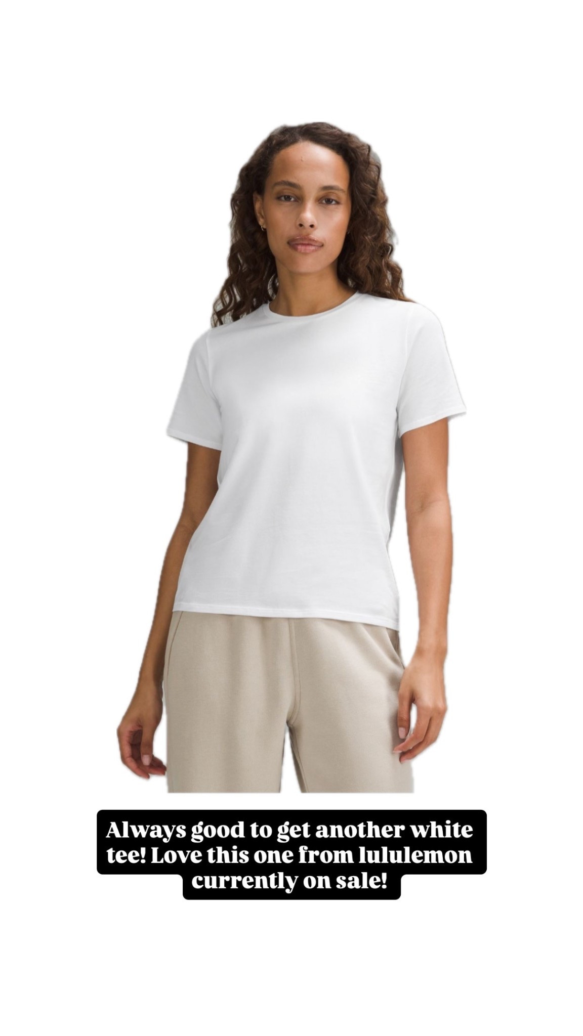 Love a good white tee! This one is on sale for lululemon’s end of year scores! 

Loverly Grey, lululemon, white tee, athleisure, sale 

#LTKSaleAlert