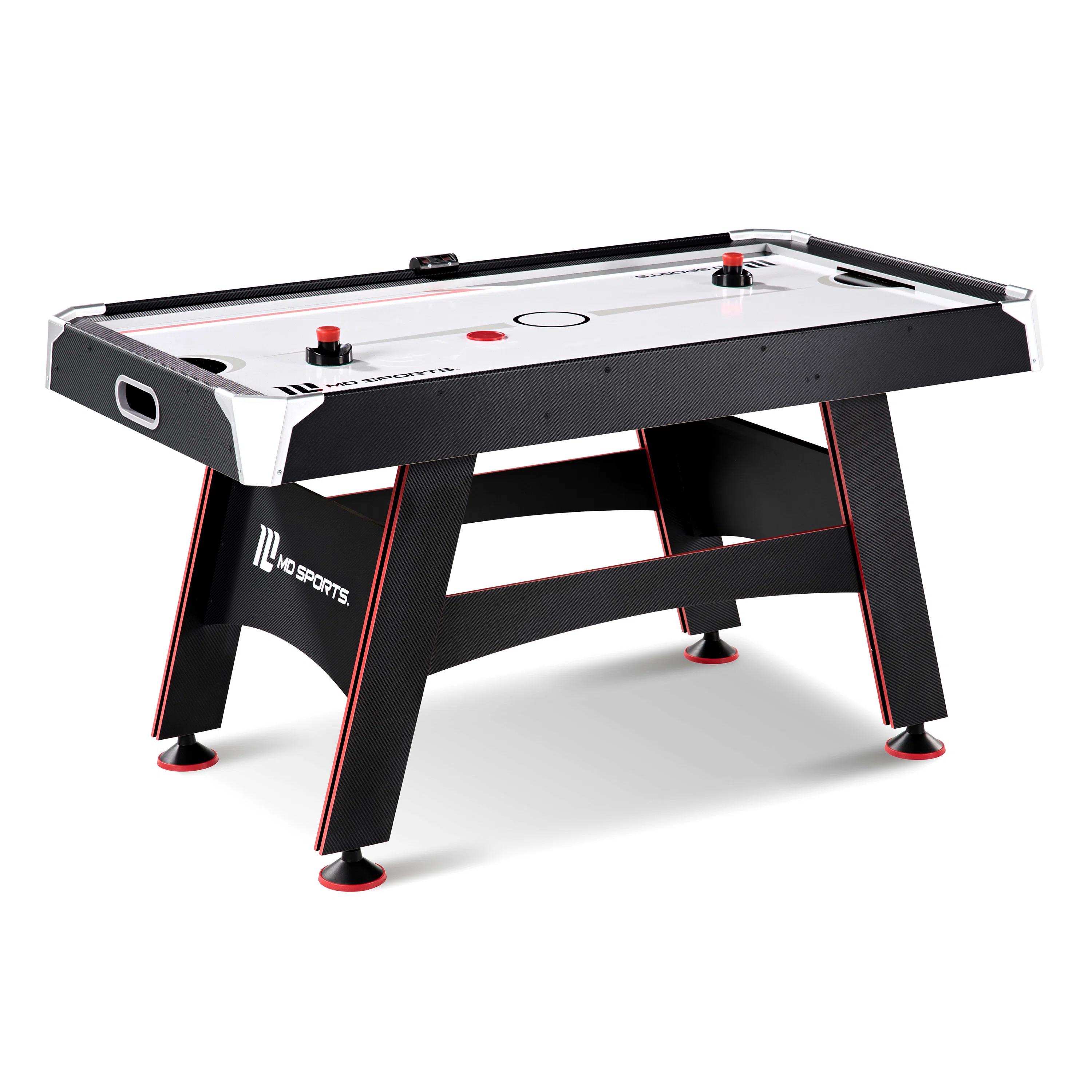 MD Sports 60" 2 -Player Air Hockey Table with Digital Scoreboard and Lights | Wayfair North America