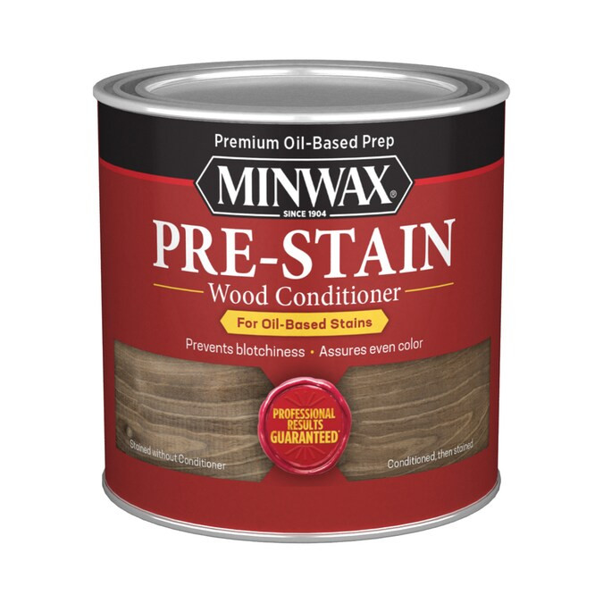 Minwax Oil-Based Pre-Stain Wood Conditioner (Half Pint) Lowes.com | Lowe's