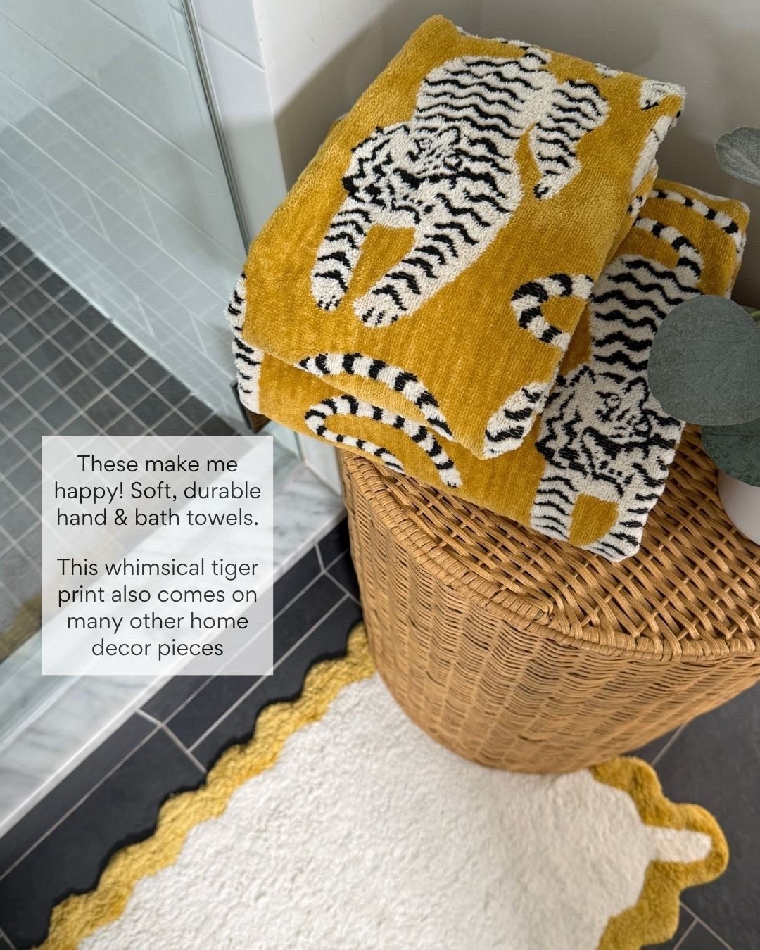 Code JEAN20 for 20% off full price orders of $100+ we love their tiger print collection! Towels are thick and durable. Our kids bath has the shower curtain too (more muted color than the towels)

Anthropologie sale, bathroom accessories, home finds

#LTKHome #LTKSaleAlert #LTKmomlife
