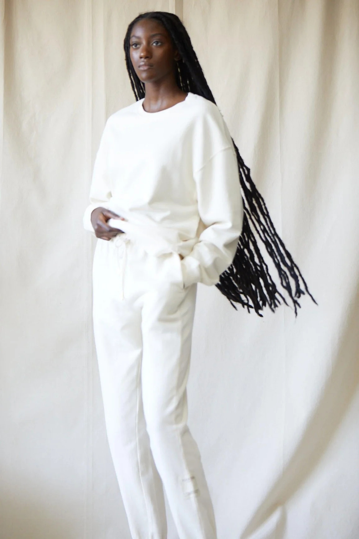 Cotton Oversized Sweatshirt | Poolside