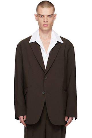 The Frankie Shop - Brown Beo Blazer | SSENSE