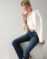 Mid-Rise Everyday Soft Denim™ Bootcut Jeans | White House Black Market