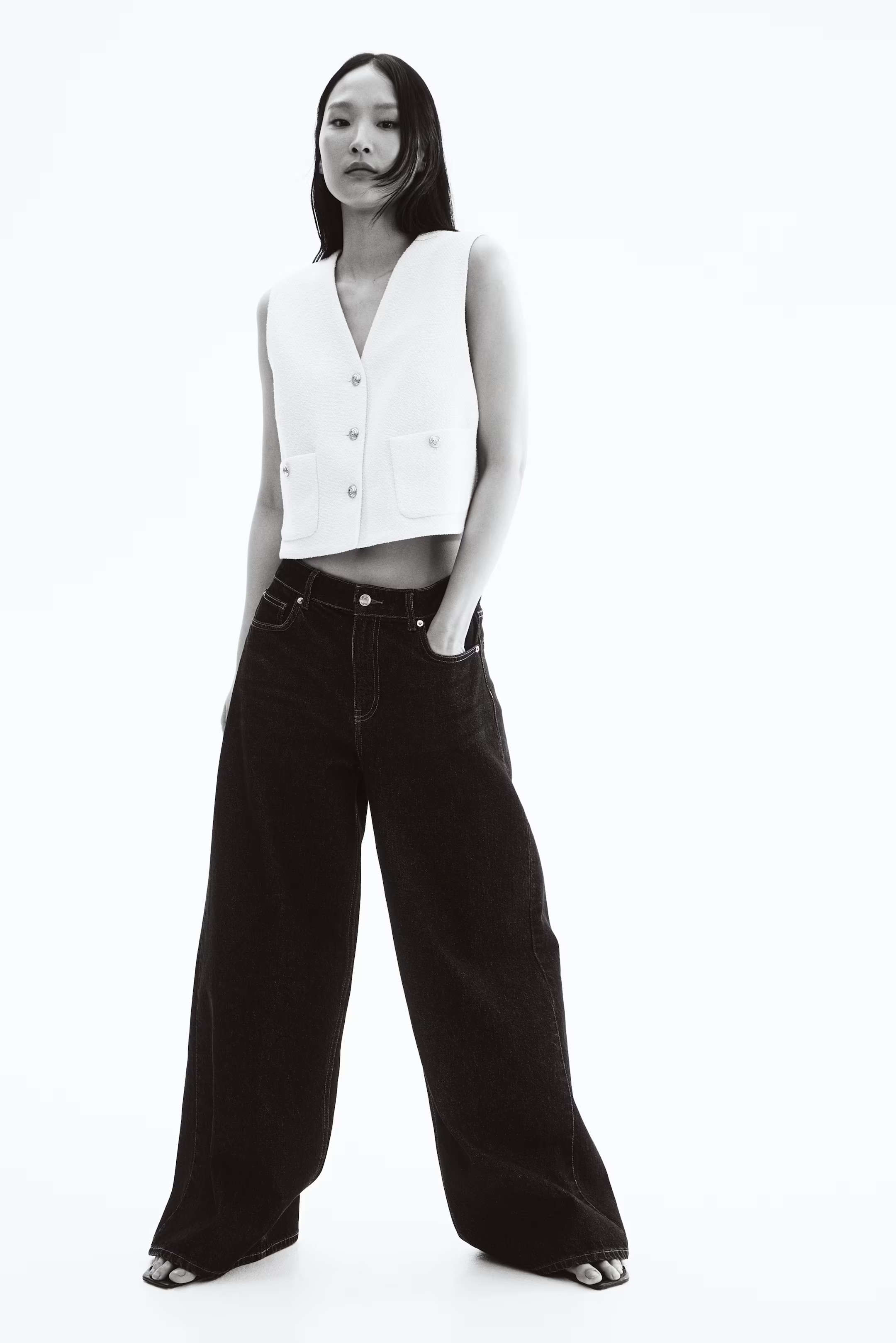 Bouclé waistcoat | H&M (UK, MY, IN, SG, PH, TW, HK)