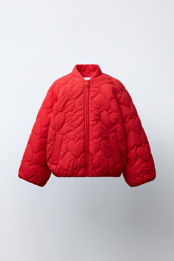 HEARTS PUFFER JACKET | Zara US