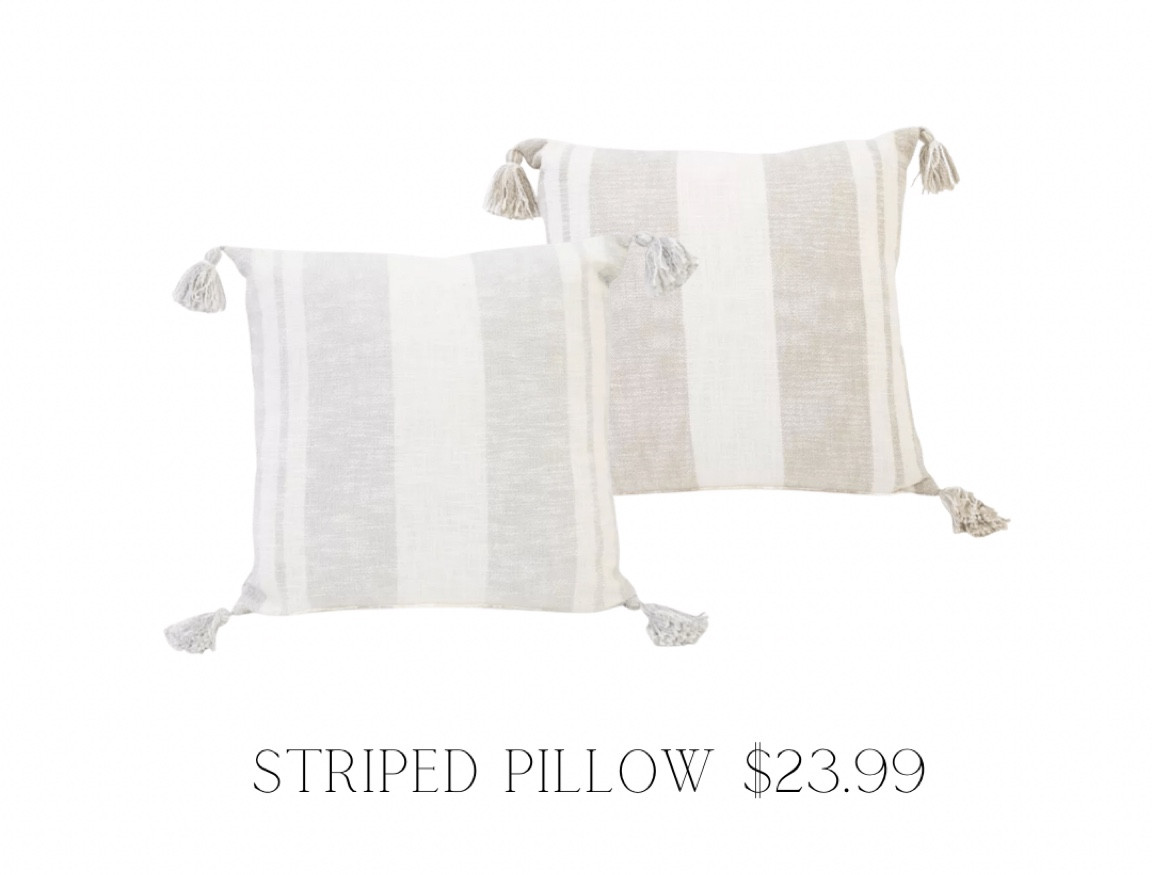 Striped pillow on major sale!