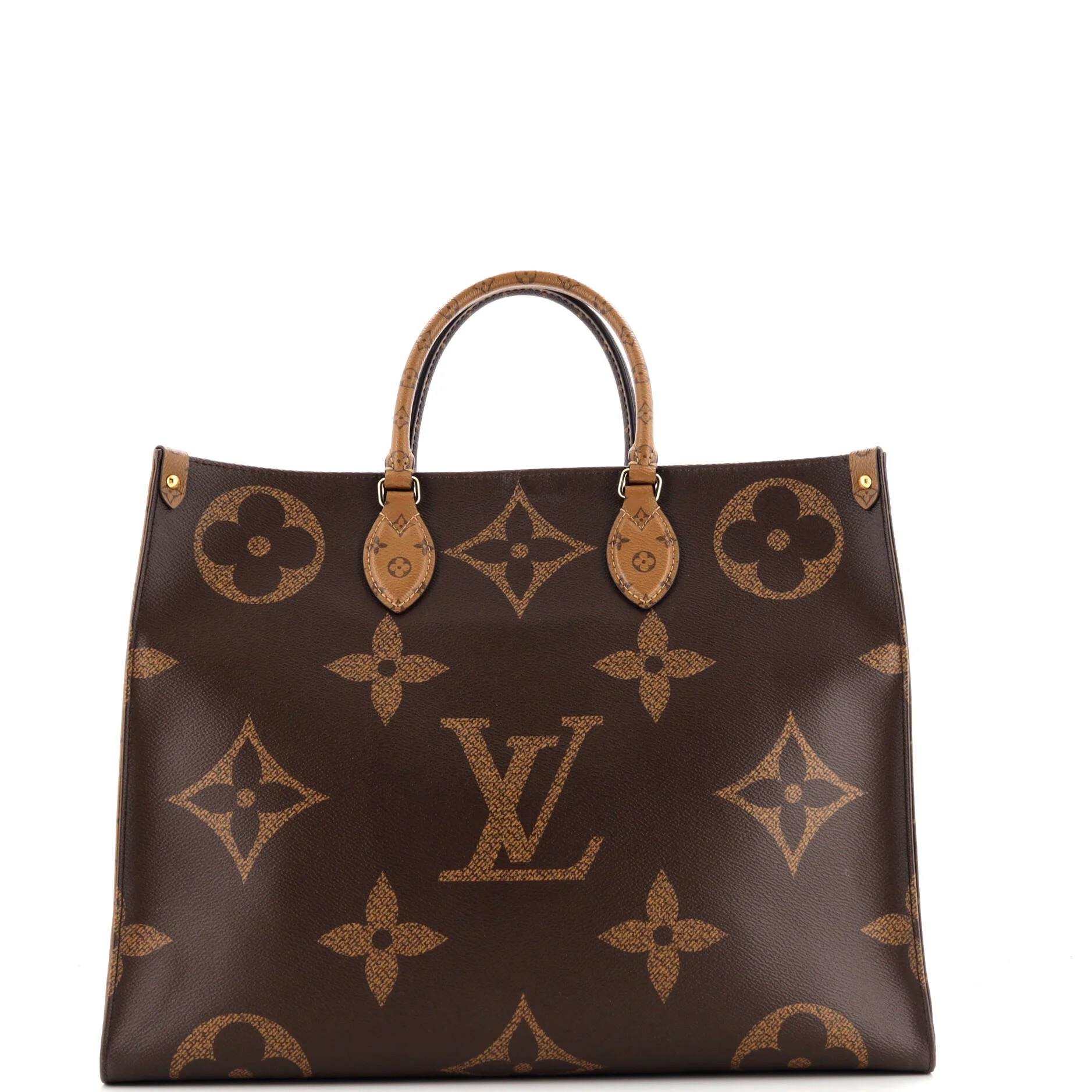 Pre-Owned Louis Vuitton OnTheGo Tote Reverse Monogram Giant GM By Rebag - Walmart.com | Walmart (US)