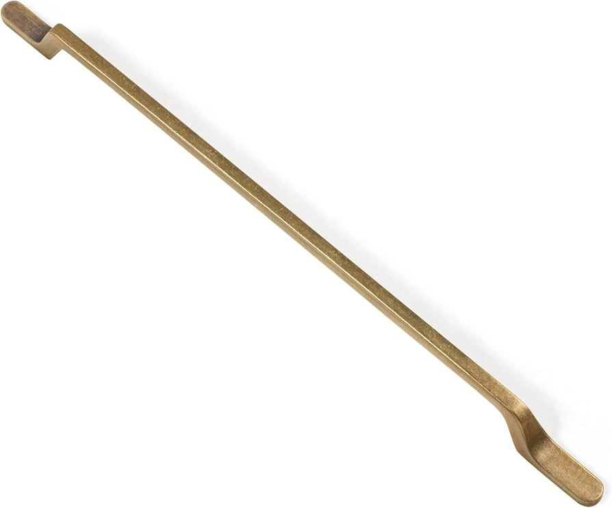 Goo-Ki 6 Pack Antique Brass Cabinet Handles - 11.3" (288mm) Hole Center Retro Brass Drawer Pulls ... | Amazon (US)