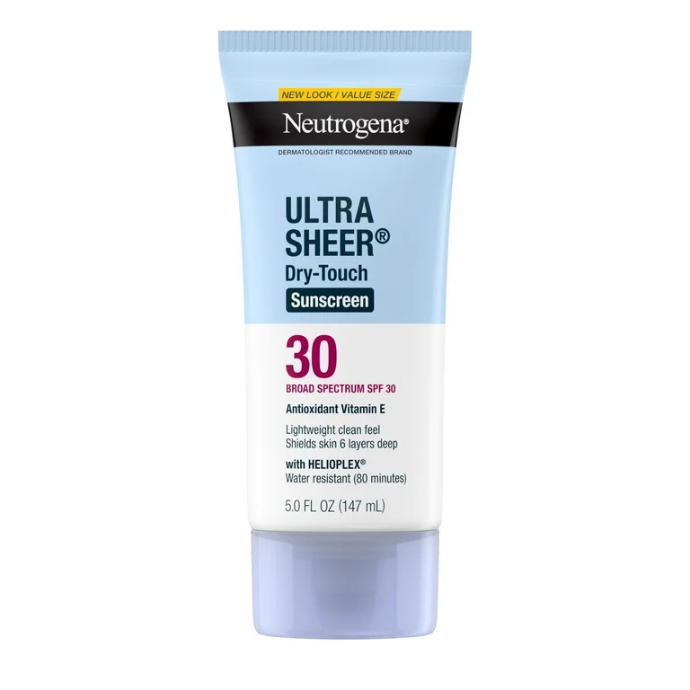 Neutrogena Ultra Sheer Dry-Touch SPF 30 Sunscreen Lotion, 5 fl. oz - Walmart.com | Walmart (US)