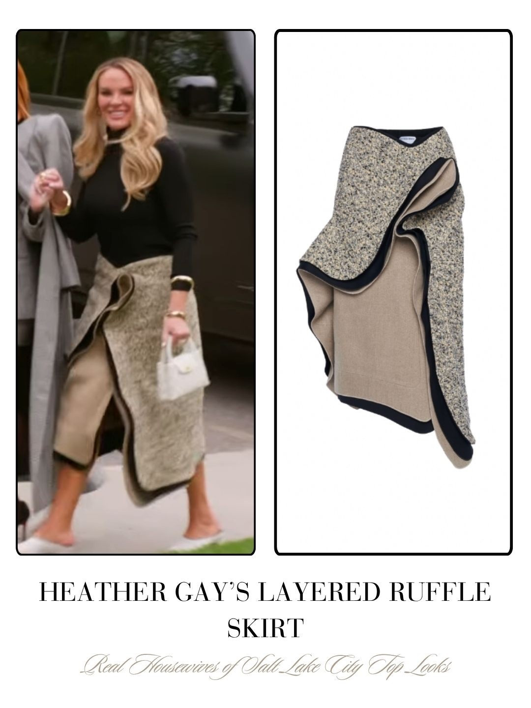 Heather Gay’s Layered Ruffle Skirt 