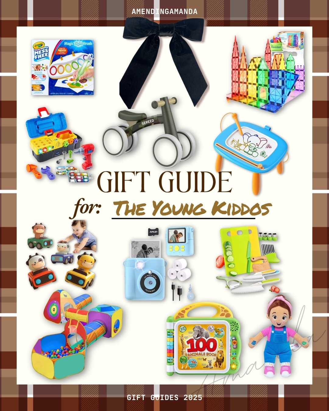 Gift Guide for the younger kids 👶

Toys, gifts for toddler, gifts 3-5, affordable kids gifts, educational toys, Montessori, mess free art, magnatiles, gifts for grandkids 

#LTKHoliday #LTKGiftGuide #LTKKids