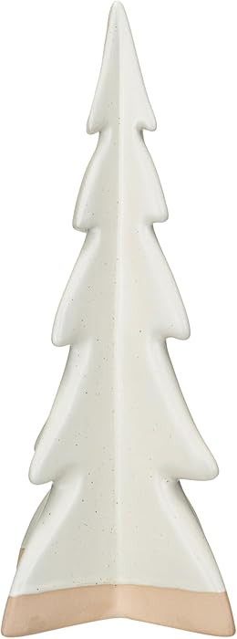 Creative Co-Op Decorative Stoneware Tree with Reactive Glaze, Cream | Amazon (US)