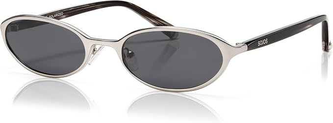 SOJOS Oval Polarized Sunglasses Women Metal Frame Pearl Temple Acetate Legs UV400 Retro Vintage S... | Amazon (US)