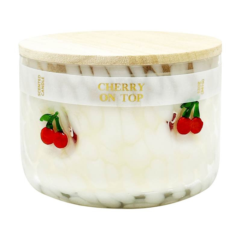 Cherry Scented Icon Jar Candle, 12oz | At Home