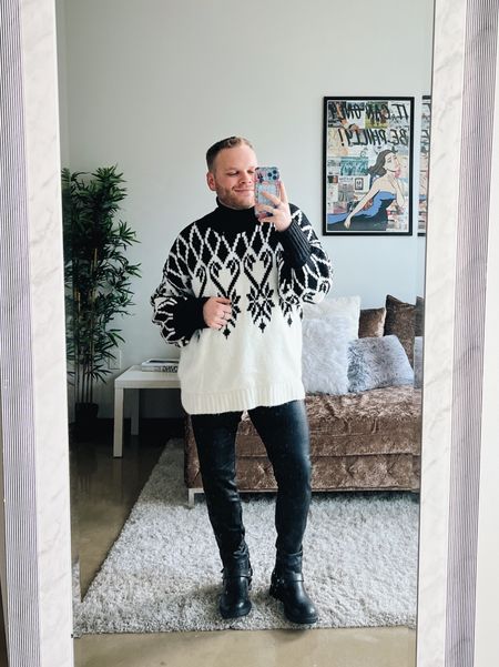 Obsessed with this Free People sweater and Steve Madden boots! 

#LTKmens #LTKshoecrush #LTKHoliday