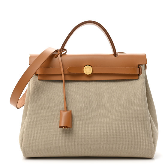 Vache Hunter Toile Herbag Zip 31 PM Trench Gold | FASHIONPHILE (US)