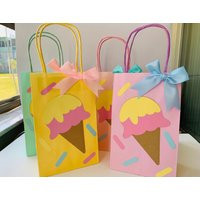 Ice Cream Candy Bags/ Party Ice Decorations/ Treat Favors/ Summer Bags | Etsy (US)