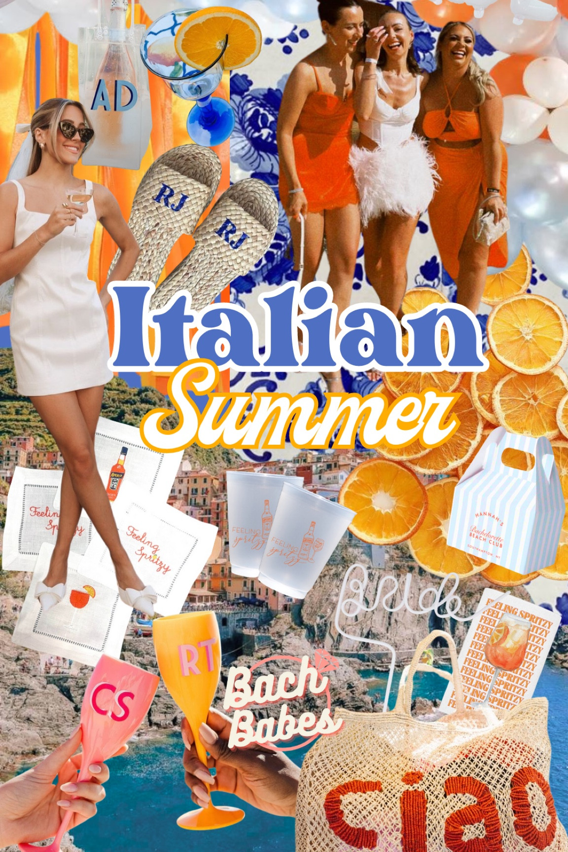 La Dolce Vita: Embrace the Italian Summer Vibes for Your Bachelorette Party!🍊🌊 #BacheloretteTheme #ItalianSummer #BachParty #AmalfiCoast