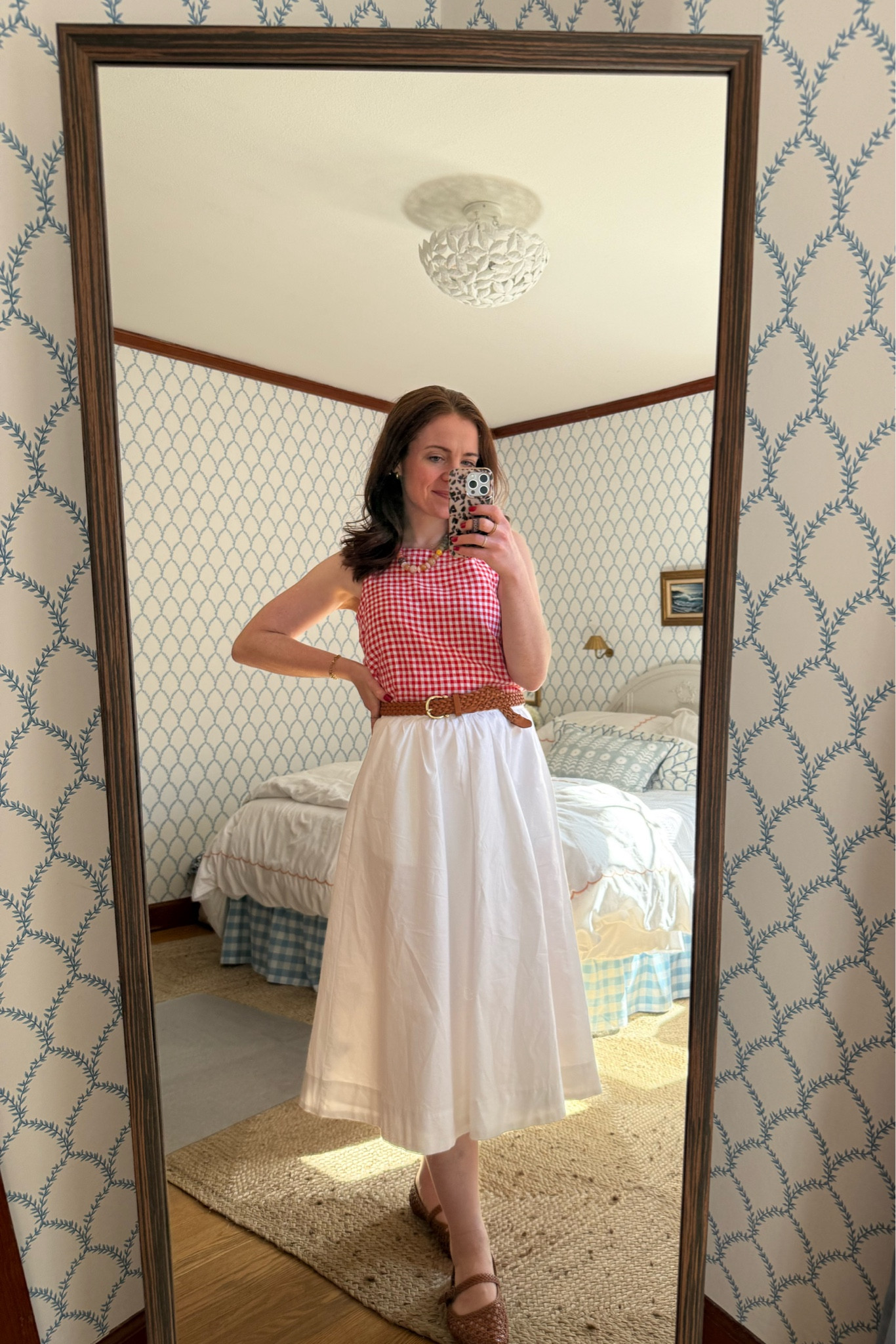 I wear this white cotton poplin skirt literally all the time. I love that it’s lined and has pockets! This year‘s versions are 20% off, linking here! ￼

#LTKSaleAlert #LTKSeasonal #LTKmomlife