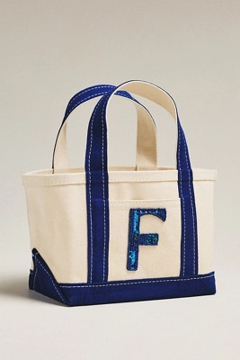 The Hartley Monogram Mini Canvas Tote by Maeve | Anthropologie (US)