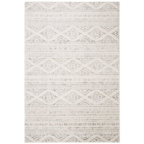 Safavieh Tulum Lakisha Southwestern Area Rug, Ivory/Grey, 5'3"x7'6" | Walmart (US)