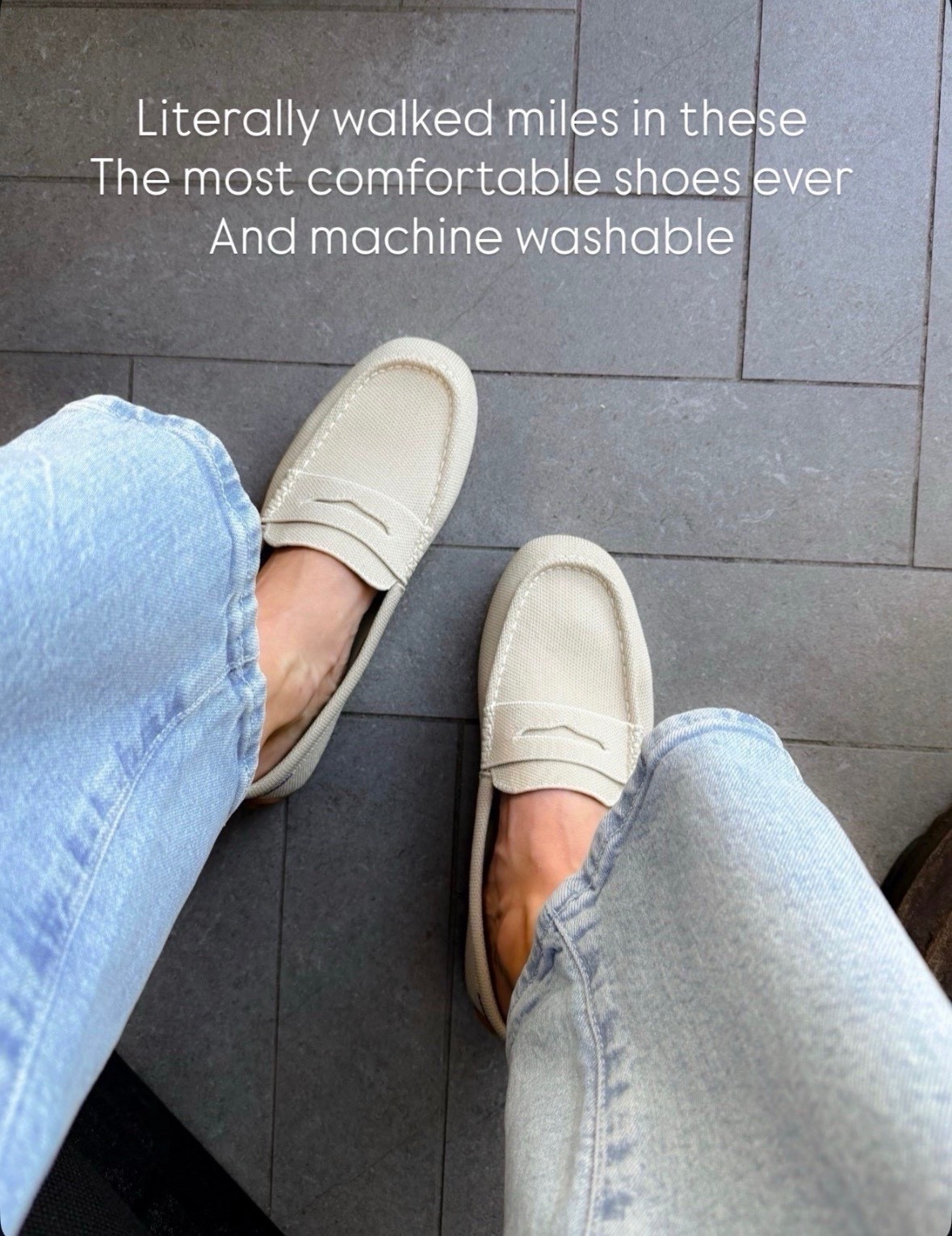 Such a good everyday shoe, I’ve literally walked miles in these and they’re still so comfortable. Lightweight, easy to style, and the fact that they’re machine washable makes them even better.

Rothy's, comfortable loafers, everyday shoes, casual footwear, travel shoes, slip on shoes, machine washable shoes, spring shoes, walking shoes, effortless style, annabrstyle

#LTKootd #LTKTravel #LTKOver40