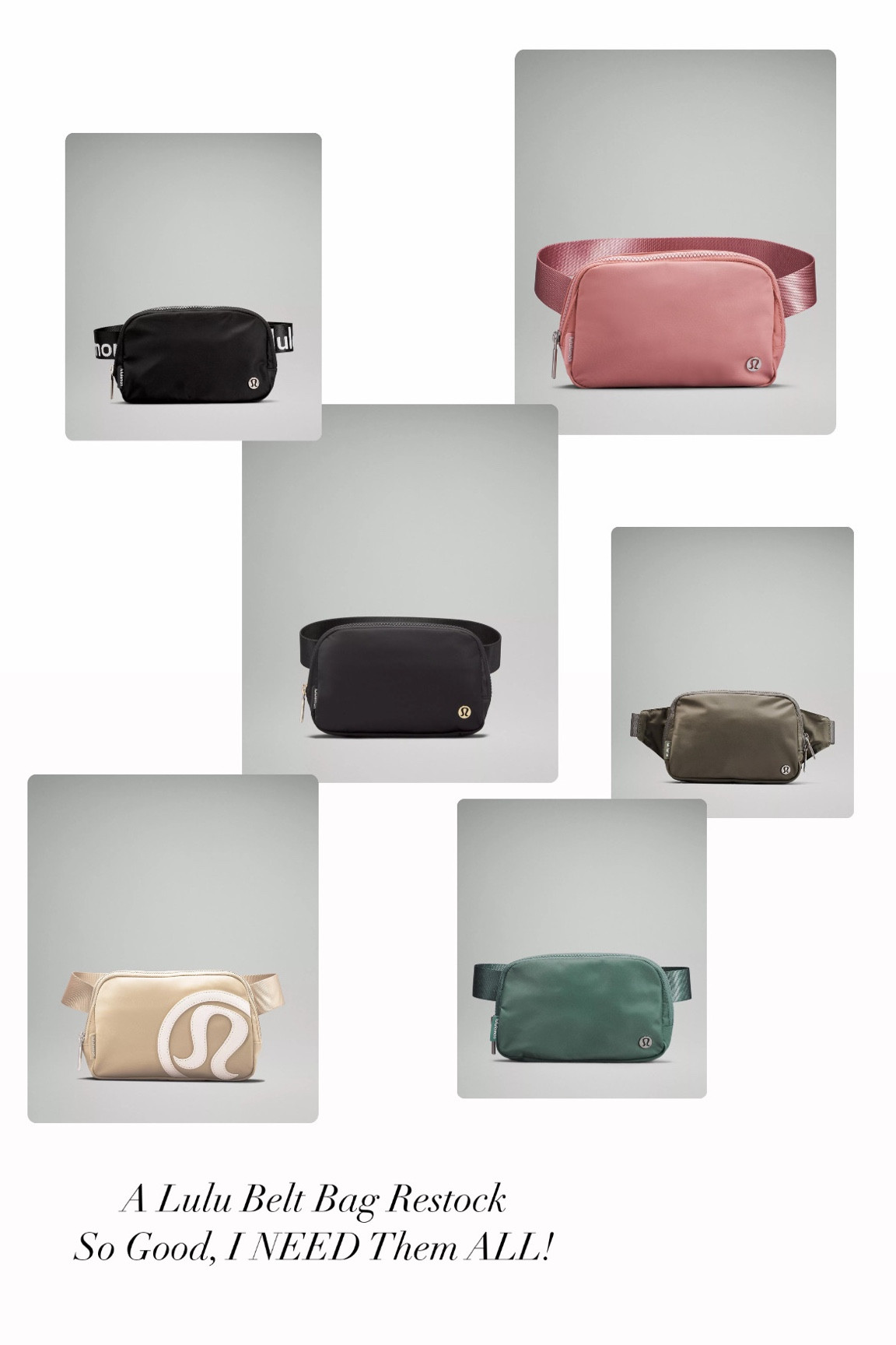 Lulu Belt Bag Restock + NEW!! 

#LTKFind #LTKGiftGuide #LTKunder50