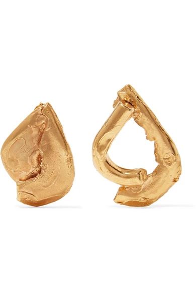 Alighieri - Warrior Gold-plated Earrings | NET-A-PORTER (US)