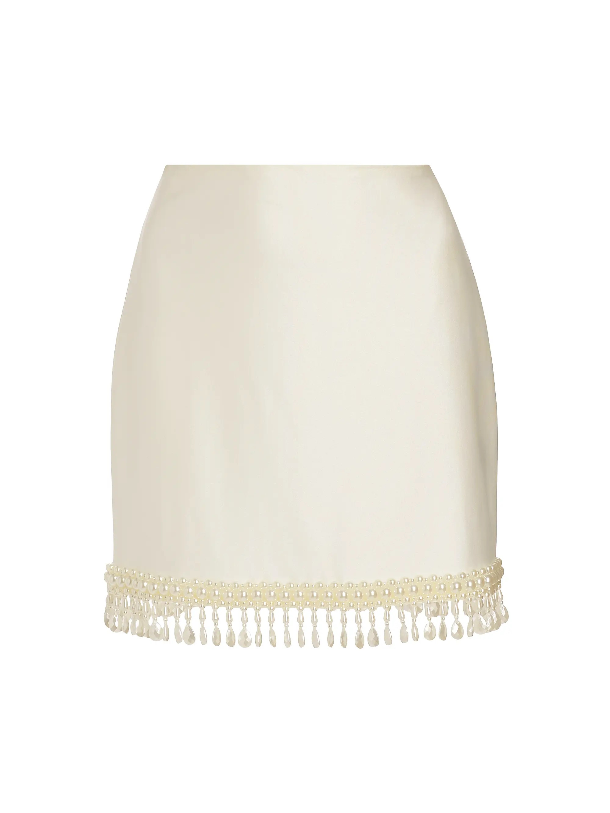 Hand-Beaded Jersey Miniskirt | Saks Fifth Avenue