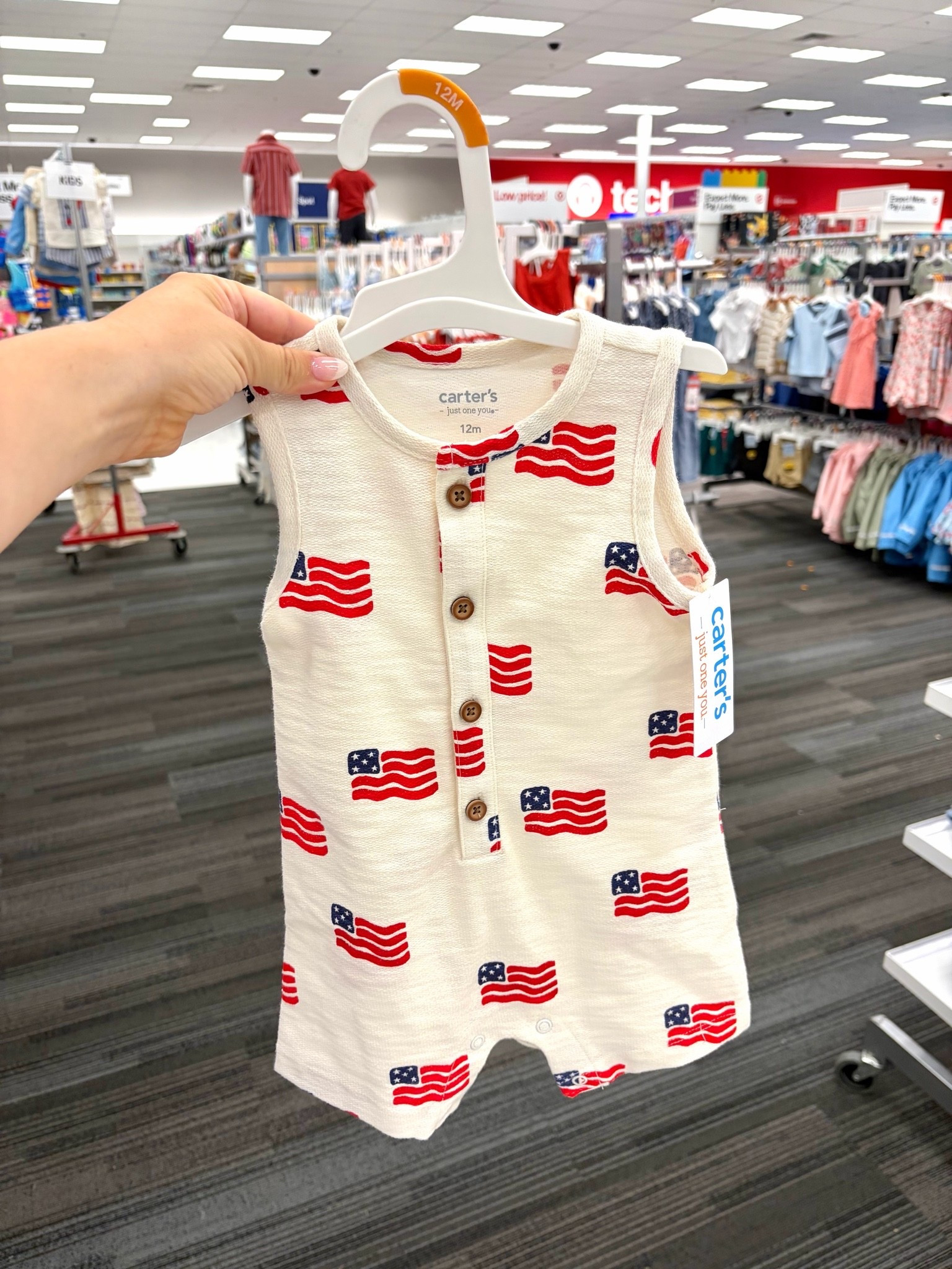 How cute is this romper for a little boy?! 🇺🇸 ￼

#LTKootd #LTKgrwm #LTKBaby