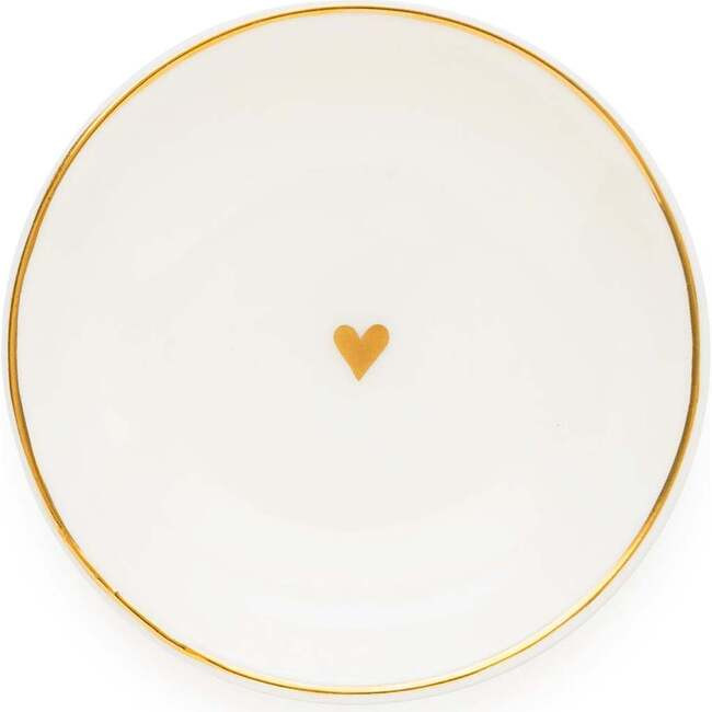 Sugar Paper | Trinket Tray, Small Round Heart (White) | Maisonette | Maisonette
