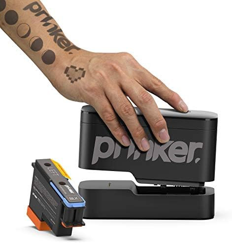 Prinker S Temporary Tattoo Device Package for Your Instant Custom Tattoos with Premium Cosmetic B... | Amazon (US)