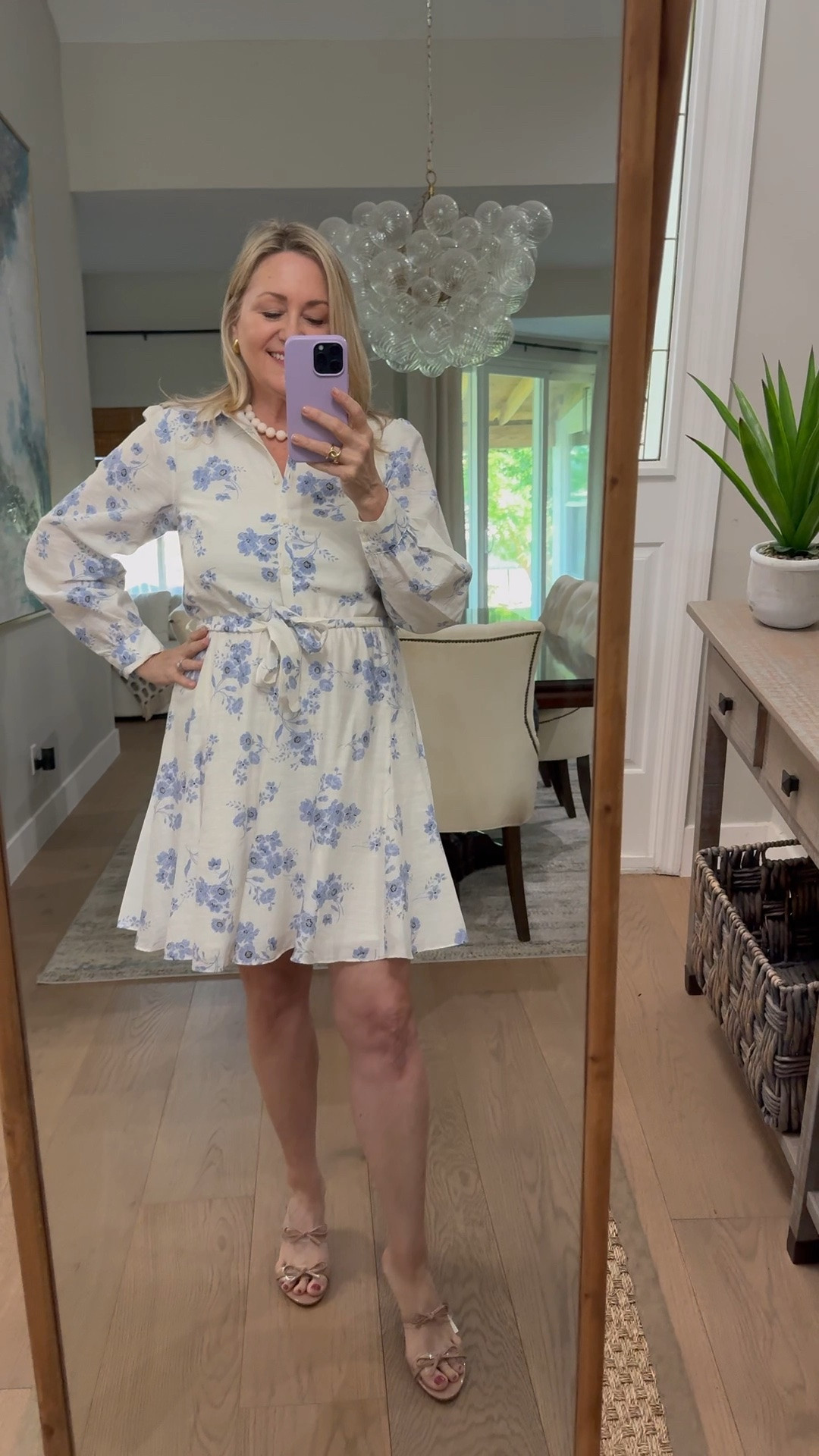 Beautiful floral dress that is 50% off today and is great for a work outfit or summer event. ￼

#LTKWorkwear #LTKootd #LTKSeasonal