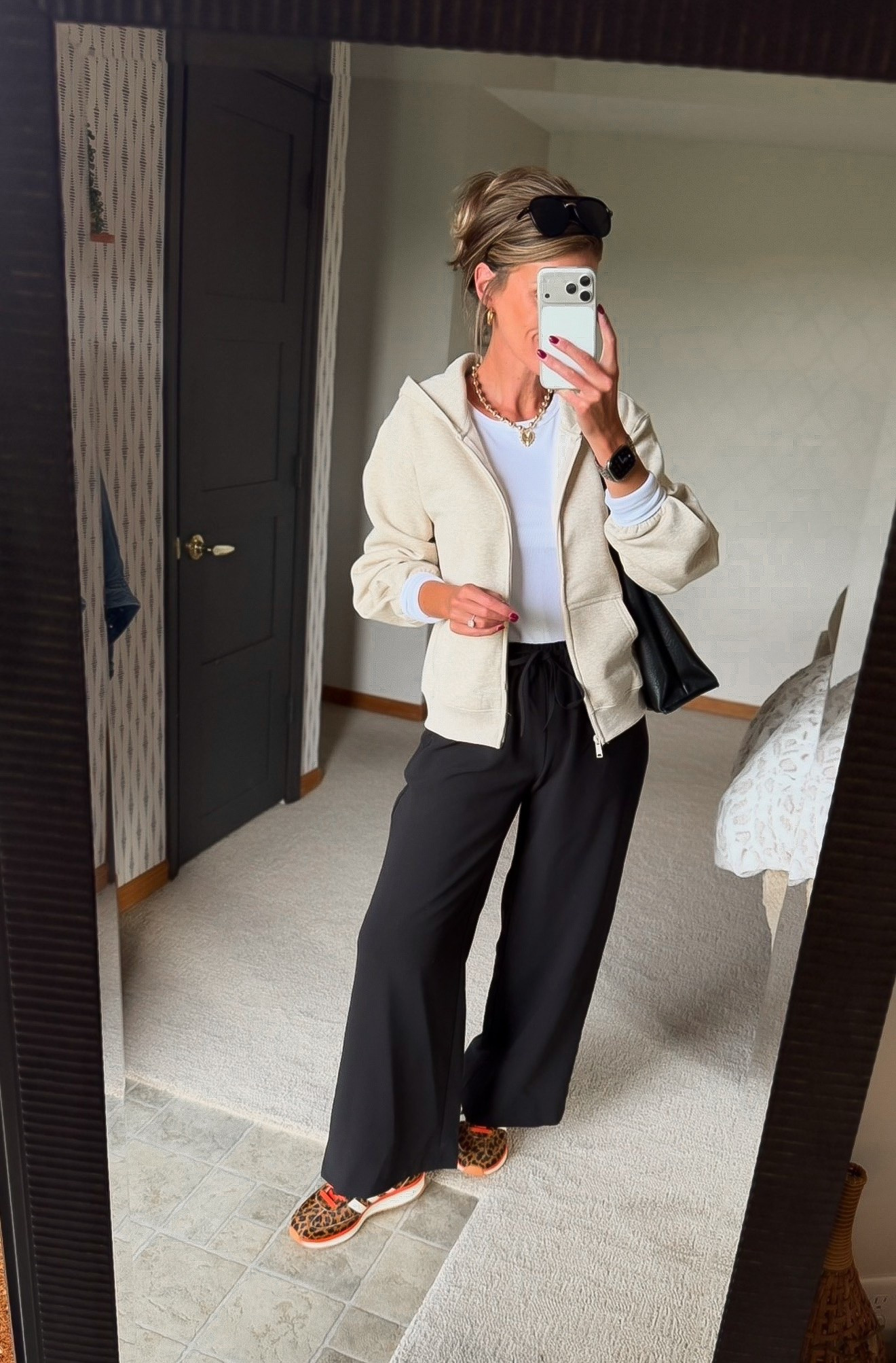Comfy casual outfit idea
Jacket/ small
Pants/ medium

#LTKOver40 #LTKSeasonal