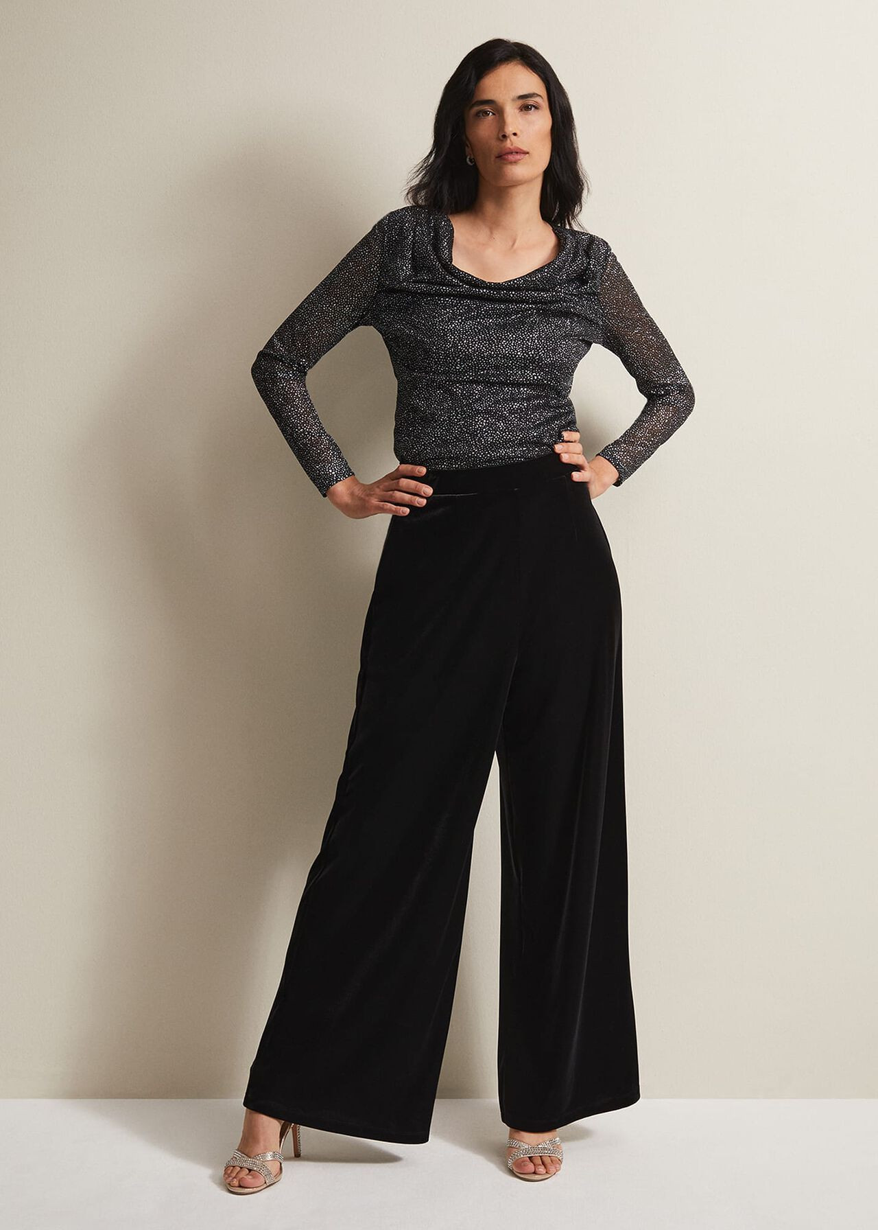 Florentine Velvet Co-Ord Trousers | Phase Eight (UK)