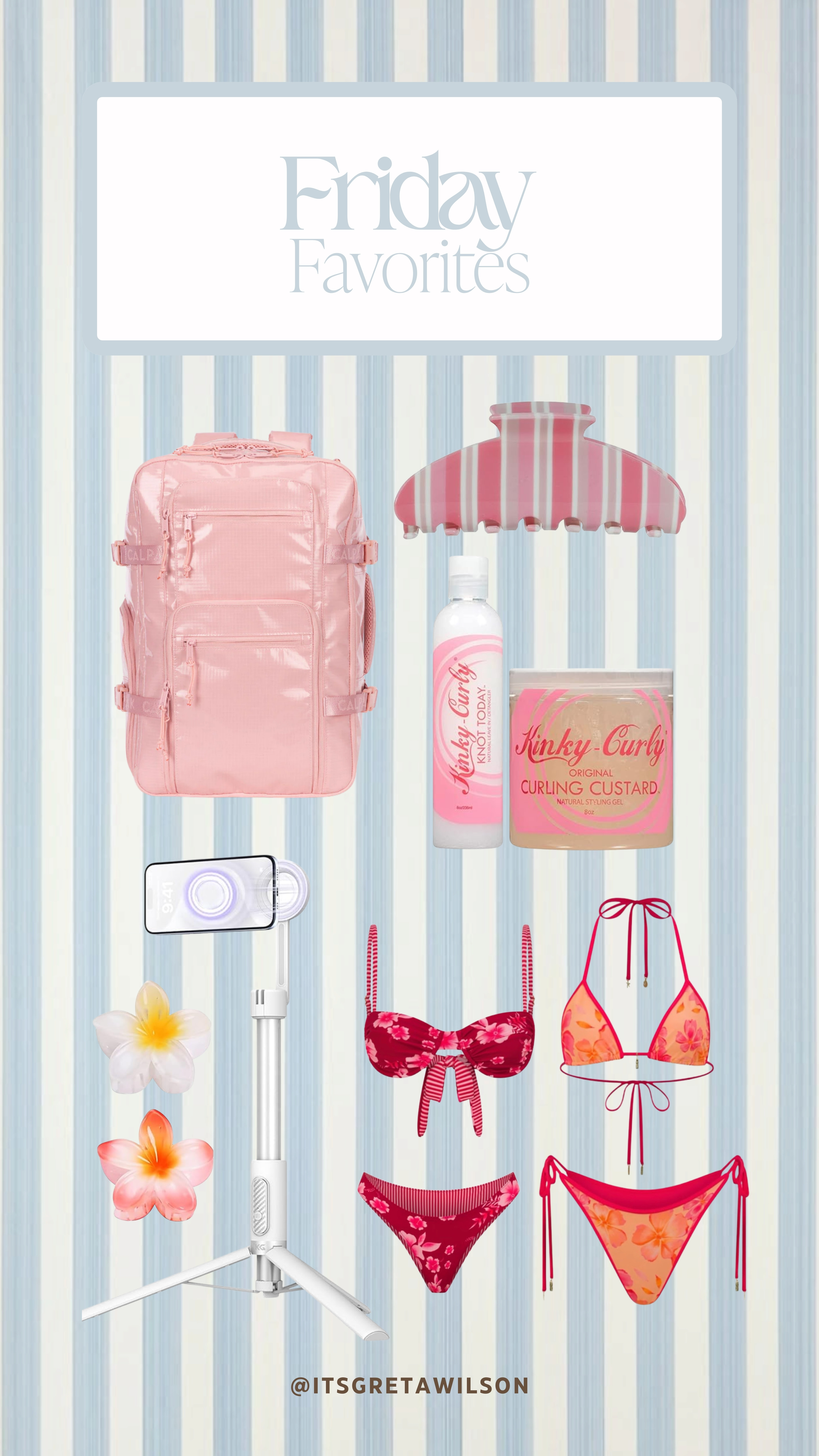 Friday Favorites 💗 Sharing what you loved most this week!

Use code "GRETA10" for 10% off Leni Swim  

 

#LTKBeauty #LTKSwim #LTKBump