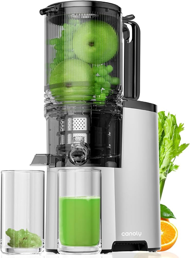 Cold Press Juicer, 5.4" Extra Large Feed Chute Fit Whole Fruits & Vegetables, 350W Professional S... | Amazon (US)