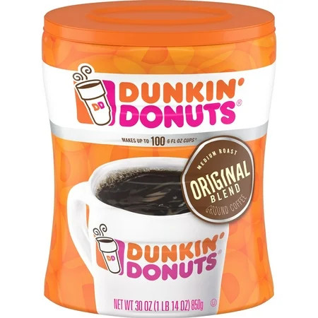 Dunkin' Donuts Original Blend, Medium Roast Coffee, 30-Ounce Canister | Walmart (US)