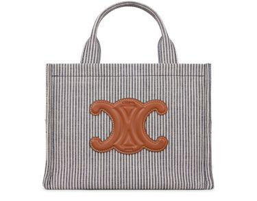 Small cabas Thais in striped textile | 24S (APAC/EU)