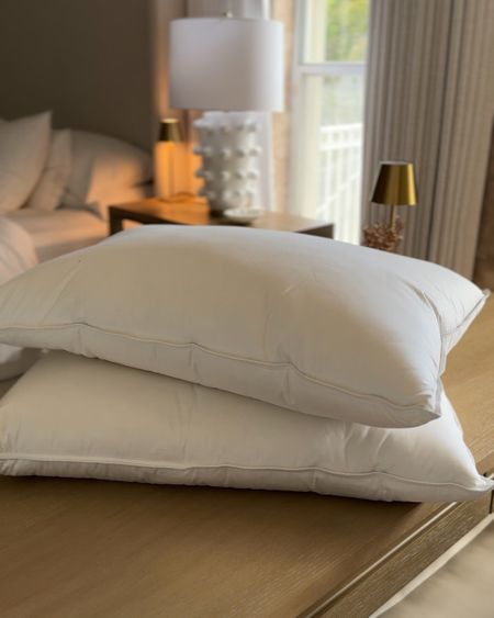 JUST FOUND THESE GEMS OF PILLOWS!!! Soft and fluffy 

Double Stitch by Bedsure Luxury US White Down Pillow - Made in Canada, 400 Thread Count 100% Cotton Shell, 700 Fill Power Down Bed Pillow, Soft Sleeping Pillow 3-Chamber, Soft, Queen(20" x 30")

Amazon finds, Amazon Prime day deals 

#LTKSummerSales #LTKVideo #LTKHome