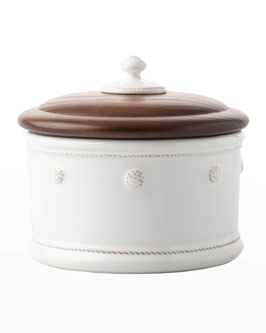 Juliska Berry & Thread Dog Treat Canister - Whitewash | Neiman Marcus