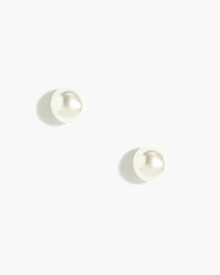 Pearl stud earrings | J.Crew Factory