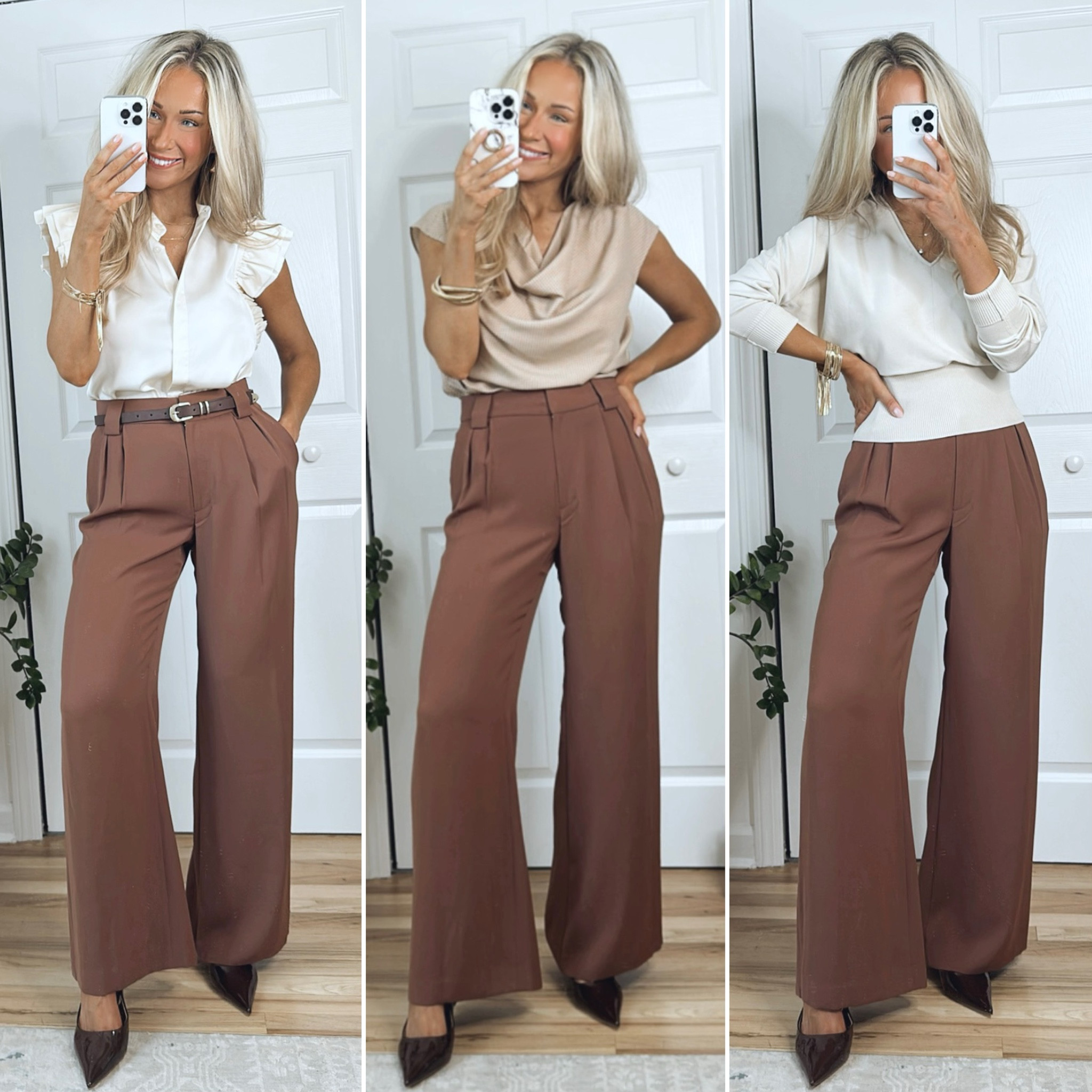 High Waisted Pants Office Look - Beautifully Candid