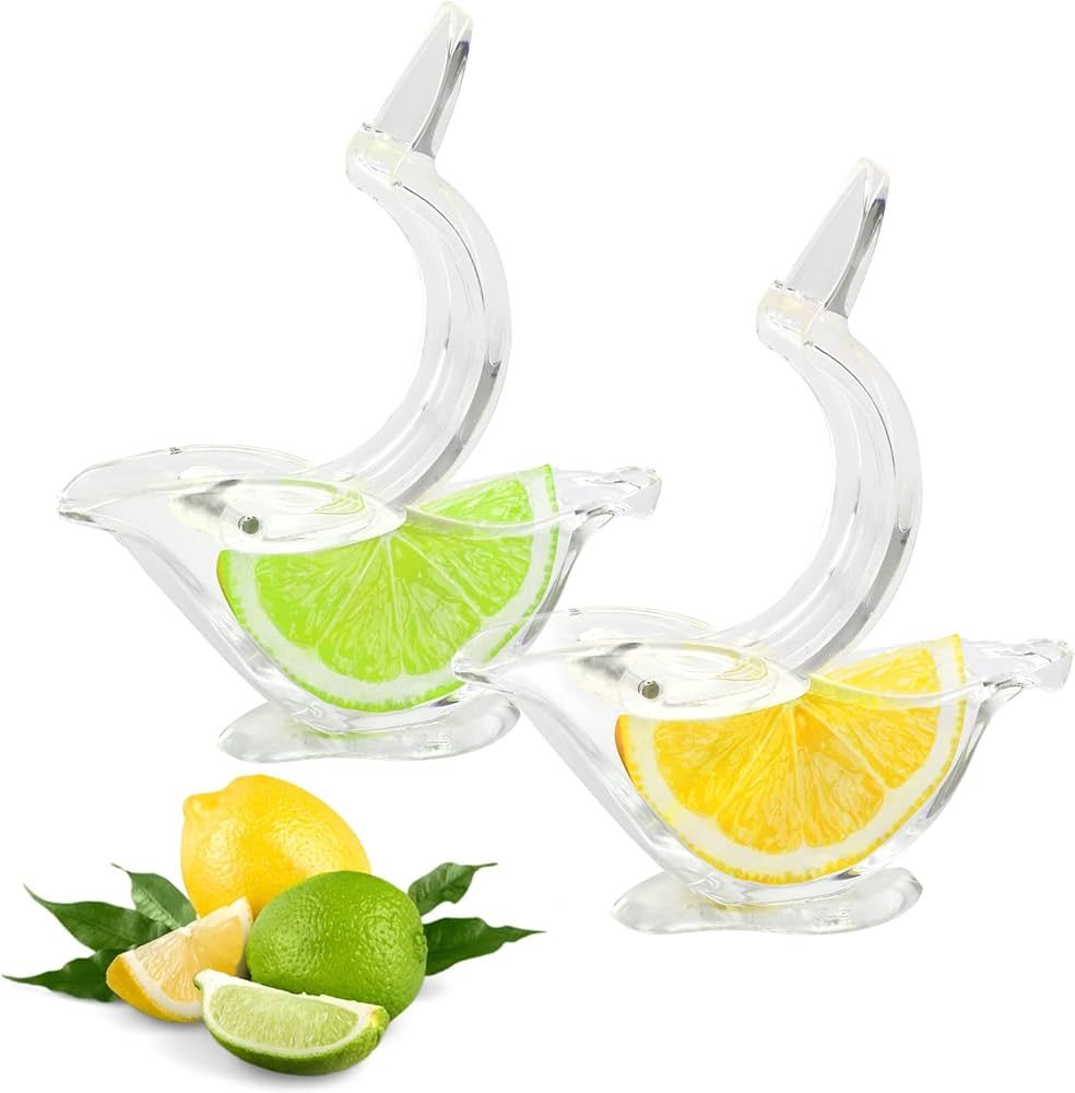HNQH Manual Lemon Juicer, Acrylic Manual Lemon Slice Squeezer, Portable Transparent Fruit Juicer,... | Amazon (US)